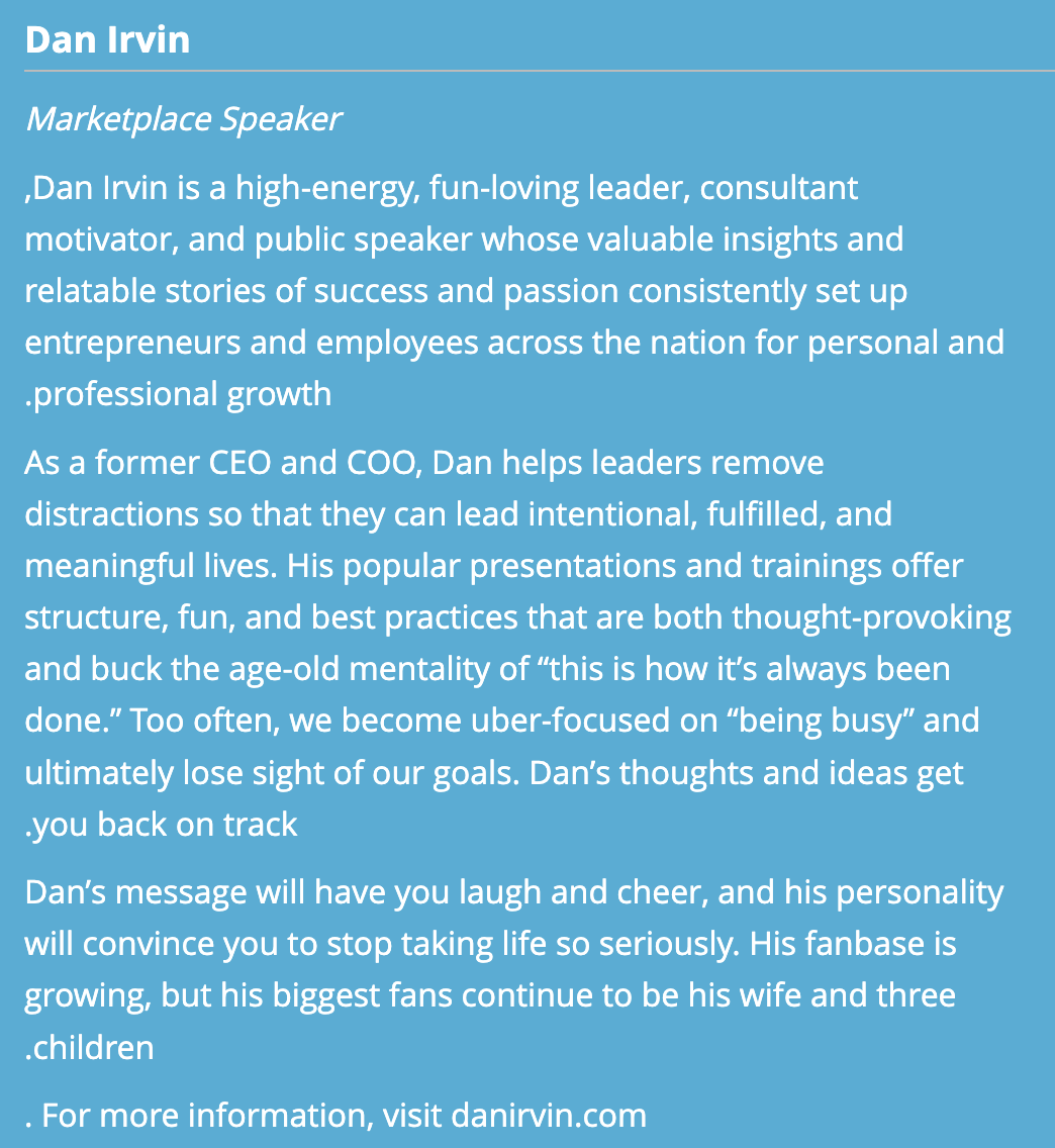 Effective Conference Speaker Bios 9 Examples That Stand Out — The